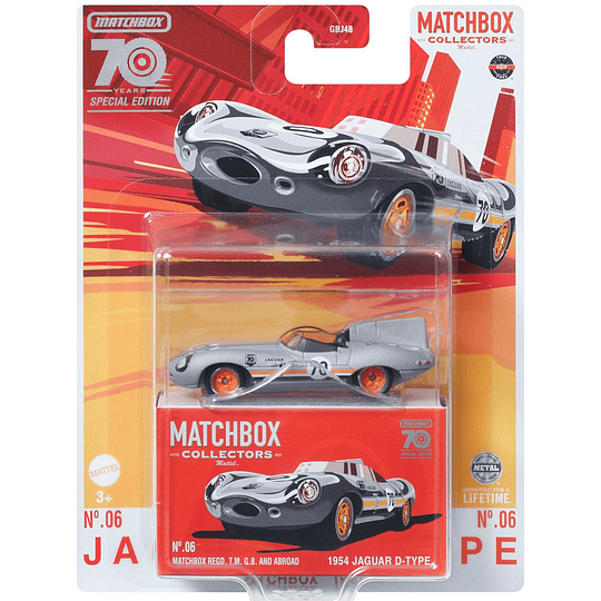 1954 Jaguar D-Type Collectors 70 Years Special Edition #06 Matchbox 1:64