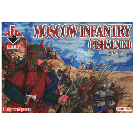 Moscow Infantry (Pishalniki) 16 Century Set 113 1:72