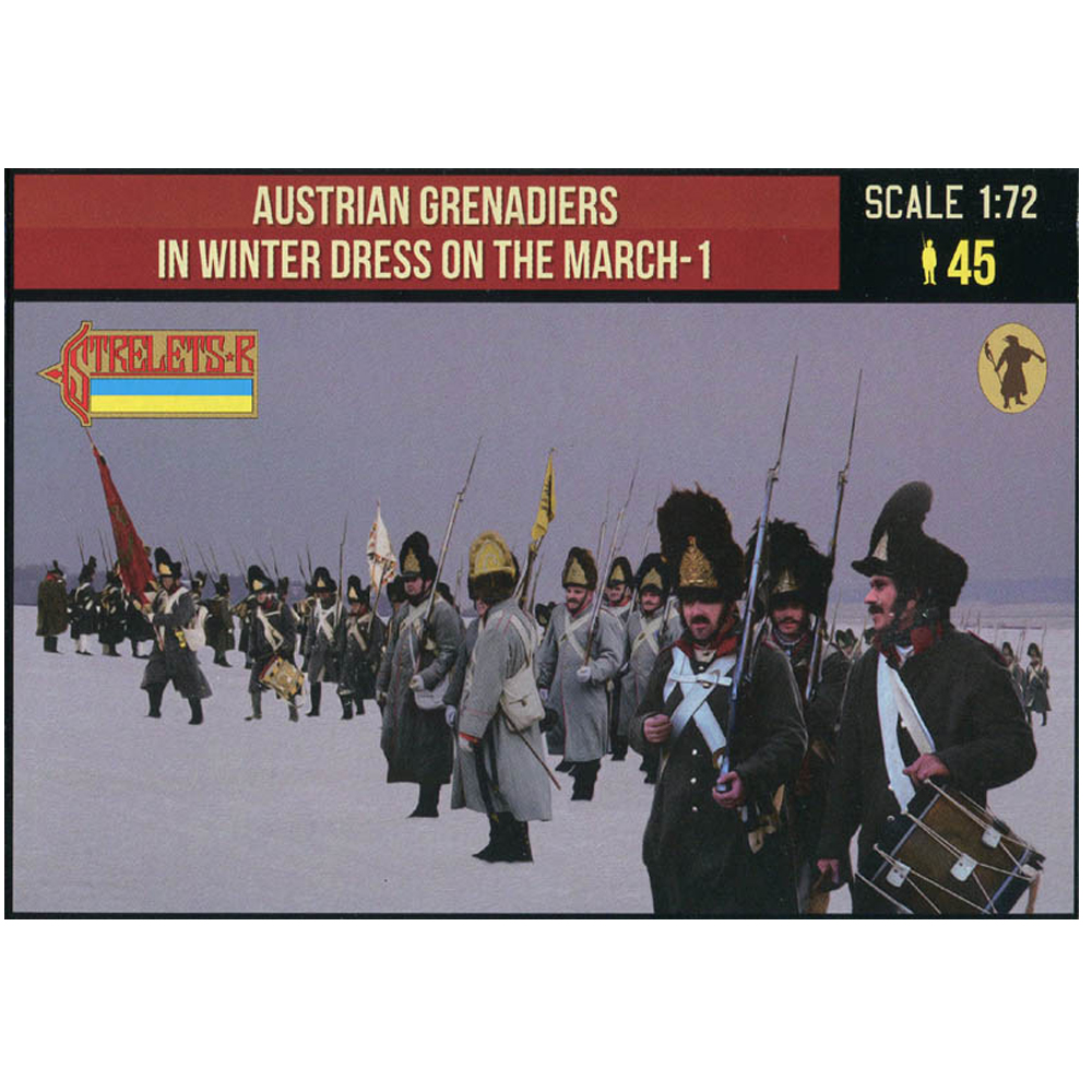 Austrian Grenadiers in Winter Dress on the March 209 1:72
