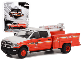 2018 Ram 3500 Dually Crane Truck FDNY Plant OPS Dually Drivers 1:64