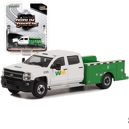 2018 Chevy Silverado 3500HD Dually Waste Management Dually Drivers 1:64