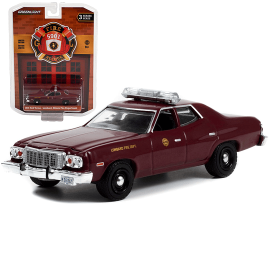 1976 Ford Torino Lombard Fire Department Fire & Rescue 1:64