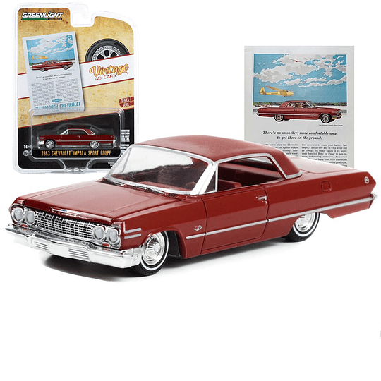 1963 Chevrolet Impala Sport Coupe Ad Cars 1:64