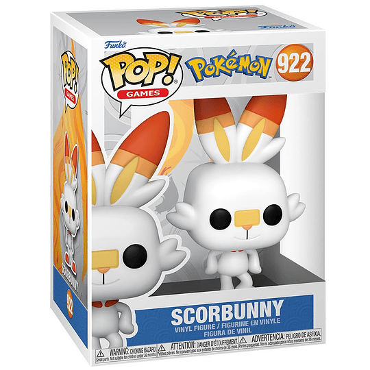 Scorbunny Pokémon #922 Pop!