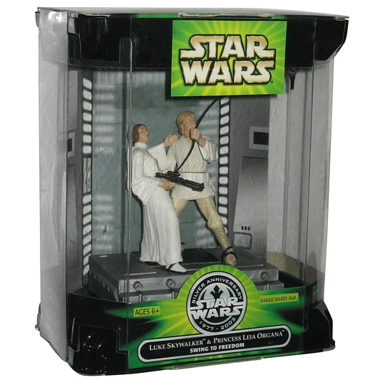 Luke Skywalker & Princess Leia Organa Swing to Freedom POTJ 25th Anniversary 3,75