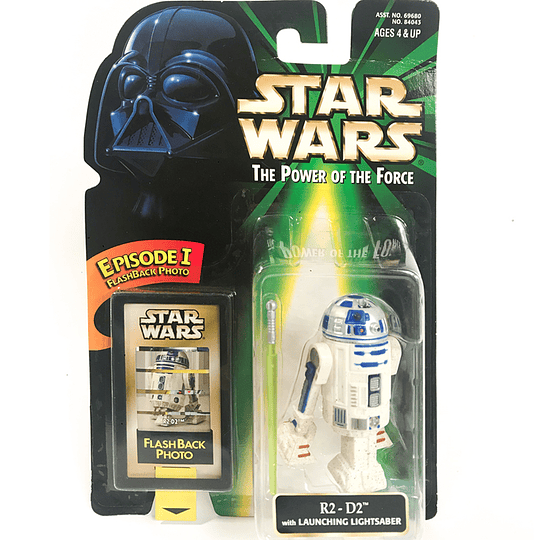 R2-D2 with Launching Lightsaber POTF2 Flashback 3,75