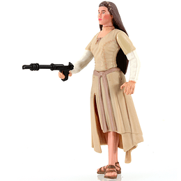 Princess Leia Organa in Ewok Celebration Outfit POTF2 Freeze Frame 3,75"
