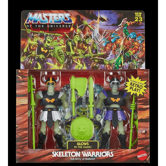 Skeleton Warrior 2-Pack Origins Masters of the Universe MOTU
