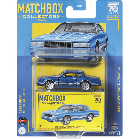 1988 Chevy Monte Carlo LS Collectors #21 Matchbox