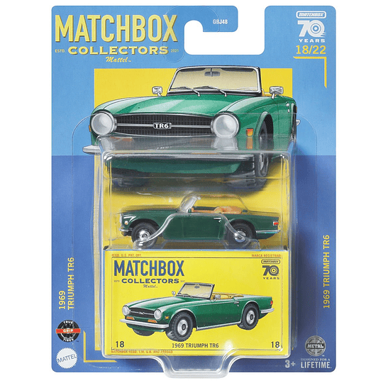 1969 Triumph TR6 Collectors #18 Matchbox