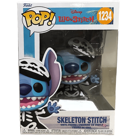 Skeleton Stitch Lilo & Stitch EE Exclusive #1234 Pop!