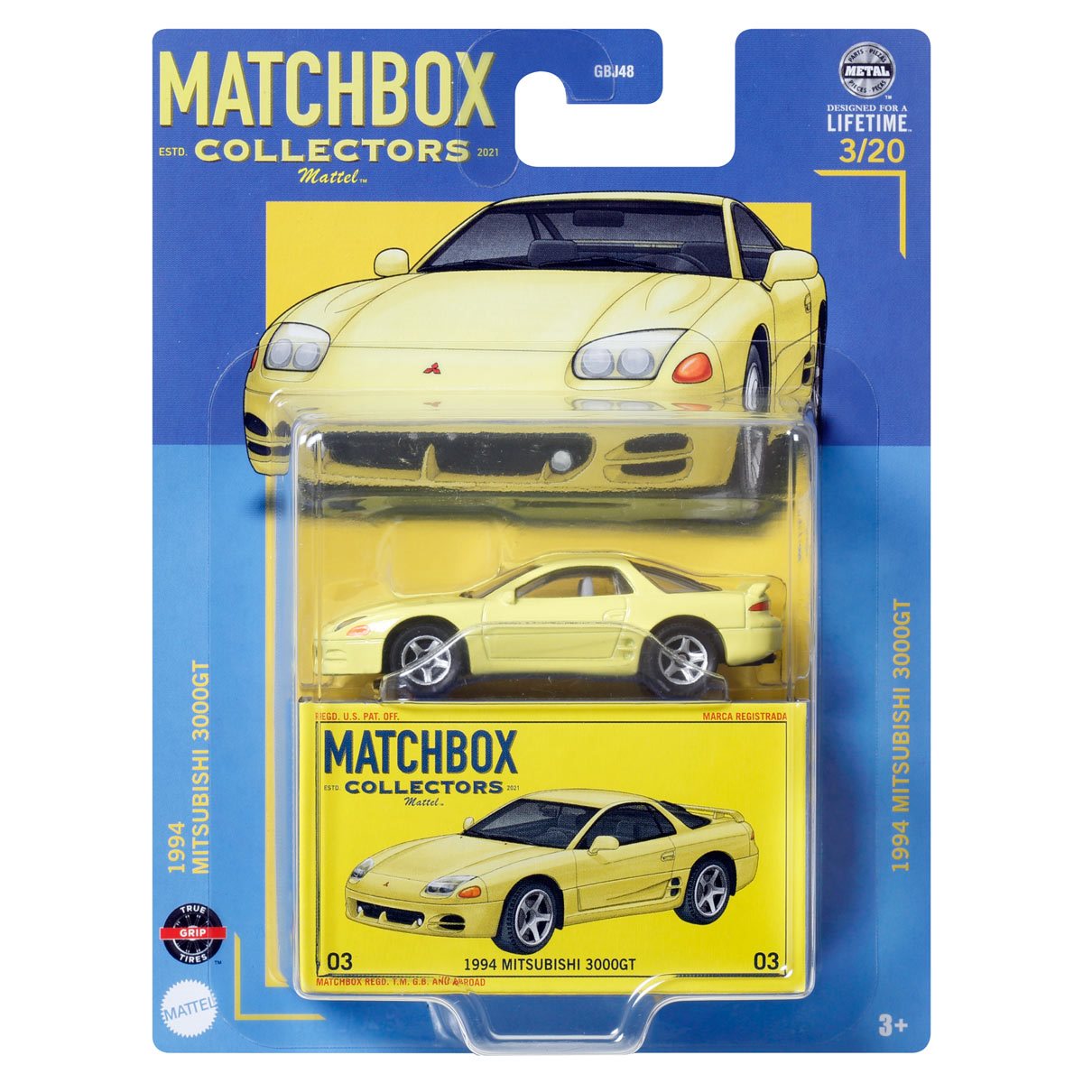 1994 Mitsubishi 3000GT Collectors #3 Matchbox