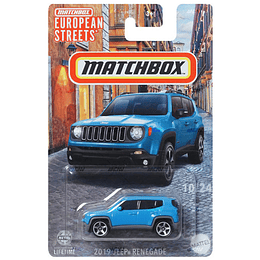 2019 Jeep Renegade #10 European Streets Matchbox 1:64