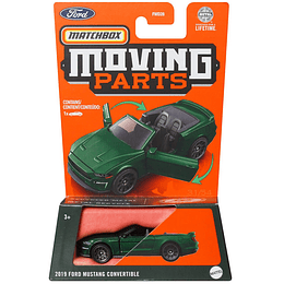 2019 Ford Mustang Convertible Moving Parts Matchbox