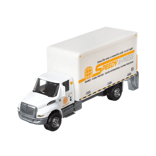 International MV Box Truck Working Rigs Matchbox