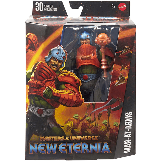 New Eternia Man-At-Arms Masterverse Masters of the Universe MOTU