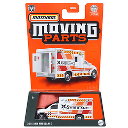 2016 RAM Ambulance Moving Parts Matchbox