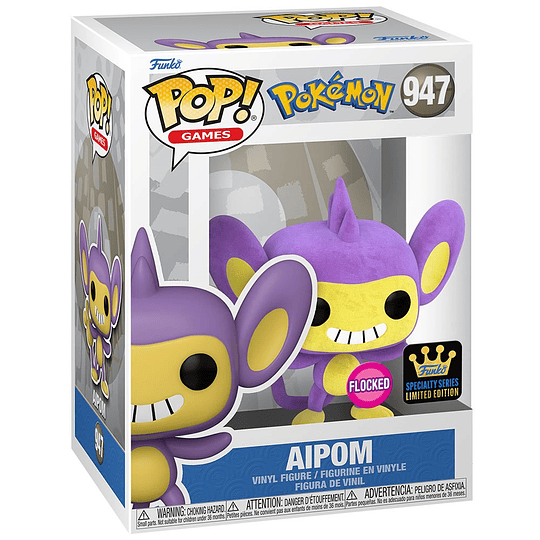 Aipom [Flocked] Pokémon Specialty Series #947 Pop!