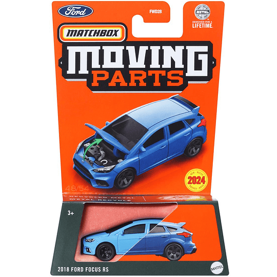 2018 Ford Focus RS Moving Parts Matchbox