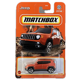 '19 Jeep Renegade Vehículo Matchbox Básico Car Collection 1:64