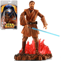 Obi-Wan Kenobi Duel At Mustafar Lava Reflection (Incluye StarCase) ROTS 3,75"