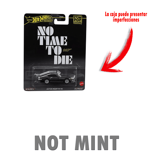 [NOT MINT] Aston Martin V8 007 No Time To Die Pop Culture Hot Wheels Premium 1:64