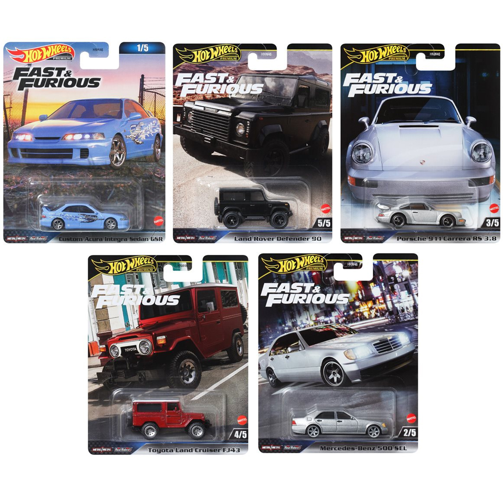 Set Completo Fast & Furious 2024 956G Hot Wheels Premium