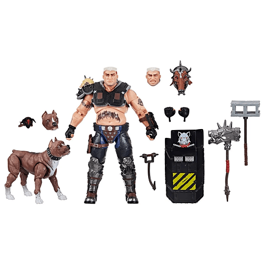 Dreadnok Road Pig and Rawkus Pet Dog Pit Bull G.I. Joe Classified 6