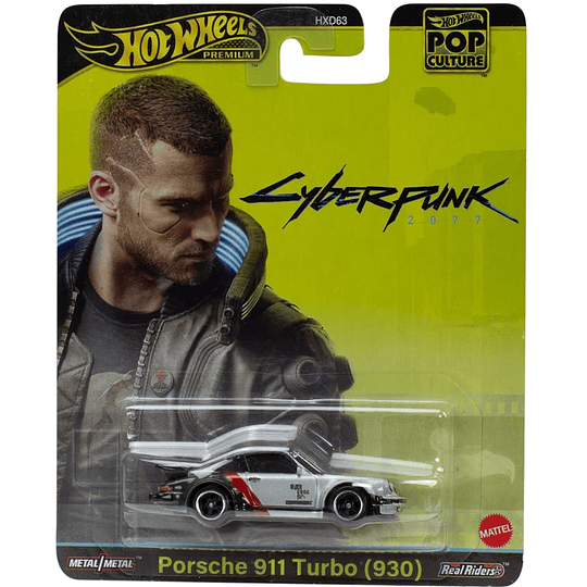 Porsche 911 Turbo (930) Cyberpunk 2077 Pop Culture Hot Wheels Premium 1:64