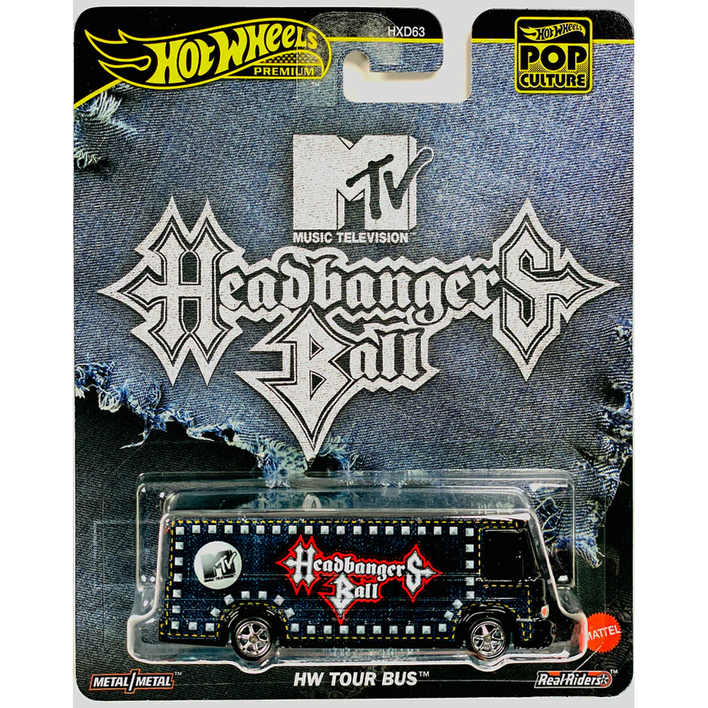 HW Tour Bus MTV Headbangers Ball Pop Culture Hot Wheels Prem