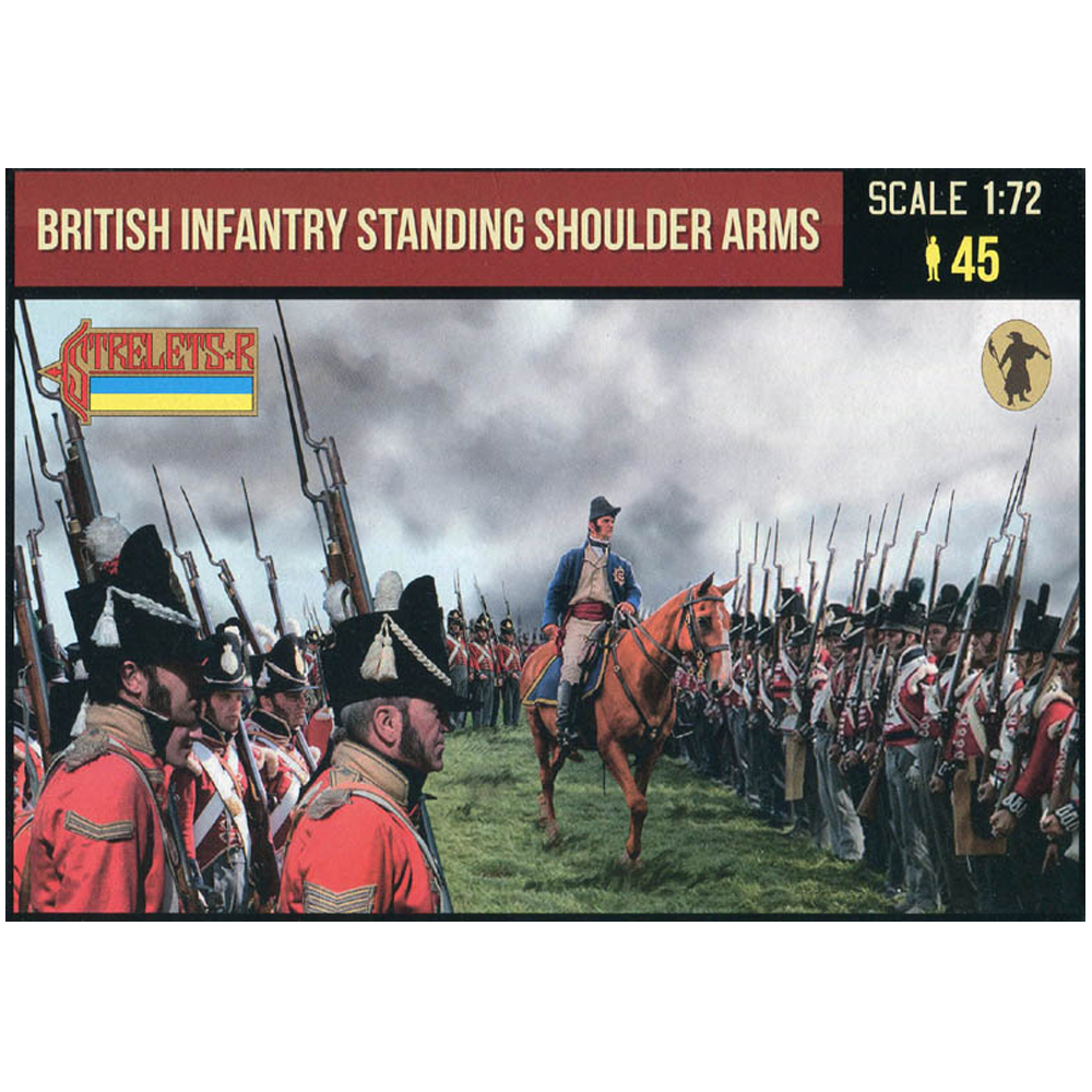Napoleonic British Infantry Standing Shoulder Arms 202 1:72