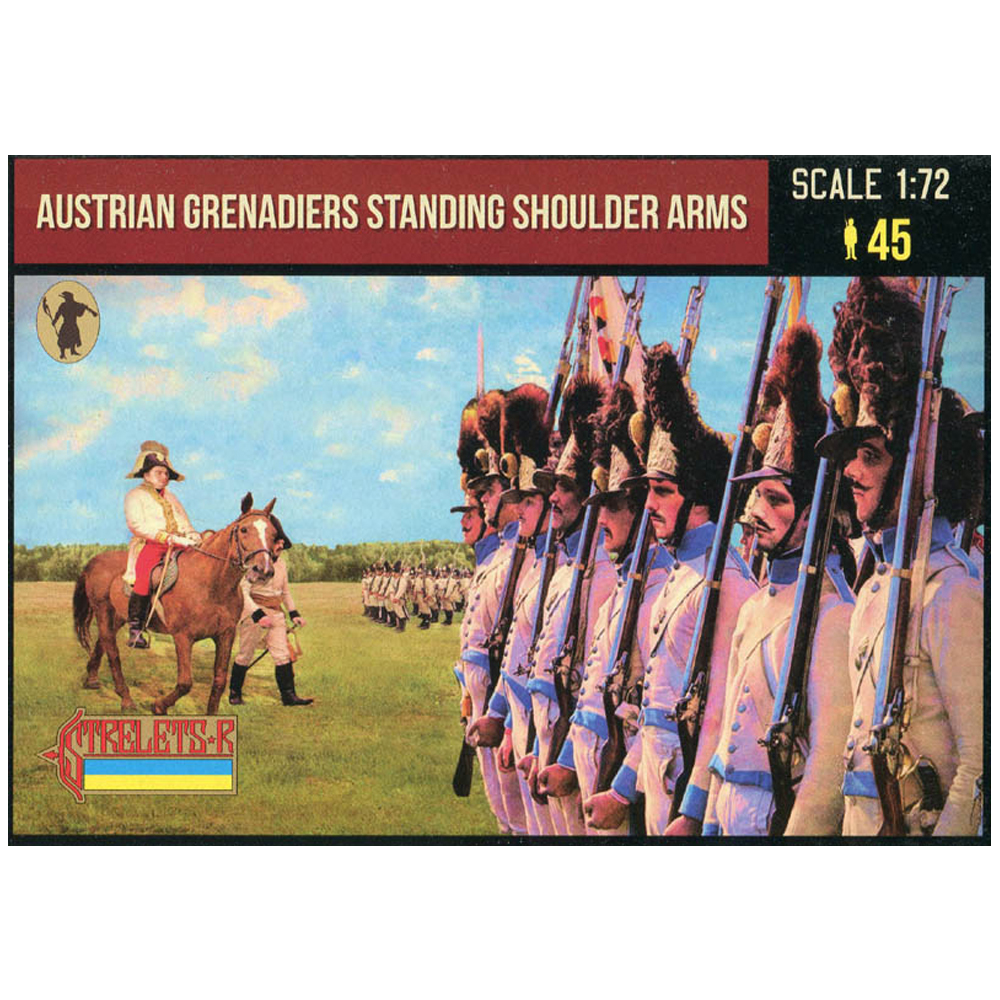 Napoleonic Austrian Grenadiers Standing Shoulder Arms 204 1:72