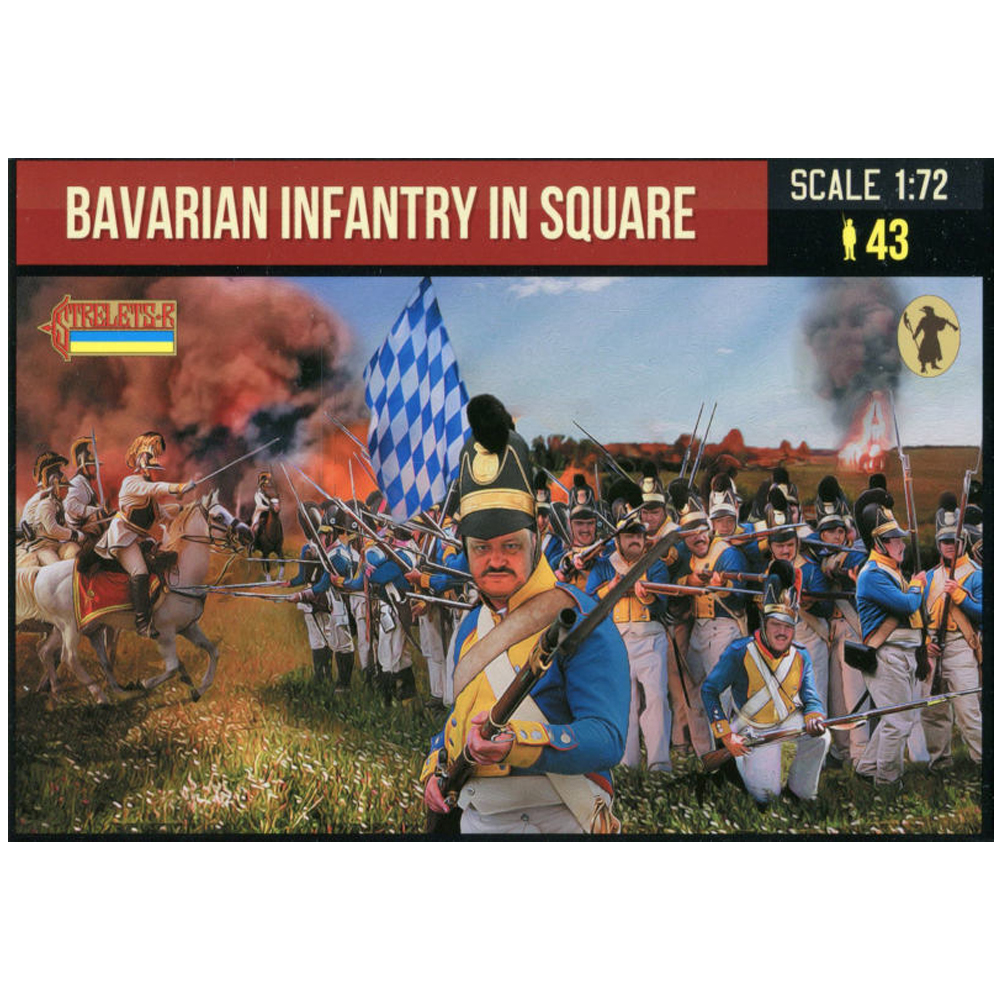 Napoleonic Bavarian Infantry in Square 274 1:72