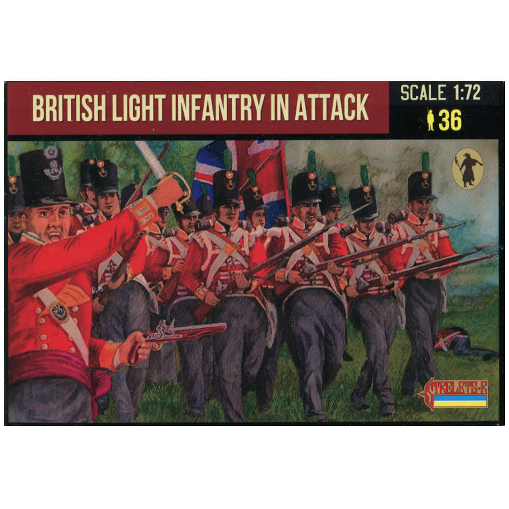 Napoleonic British Light Infantry in Attack 295 1:72