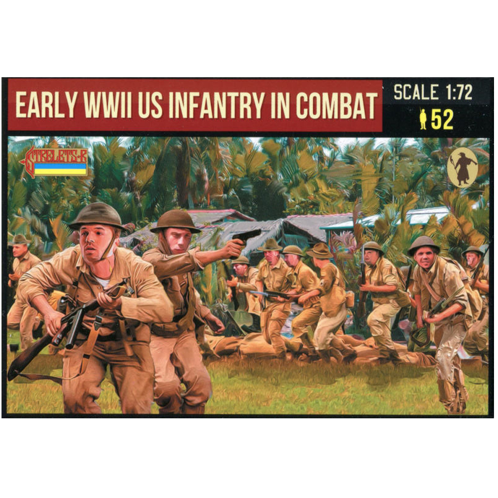 Early WWII US Infantry in Combat M159 1:72
