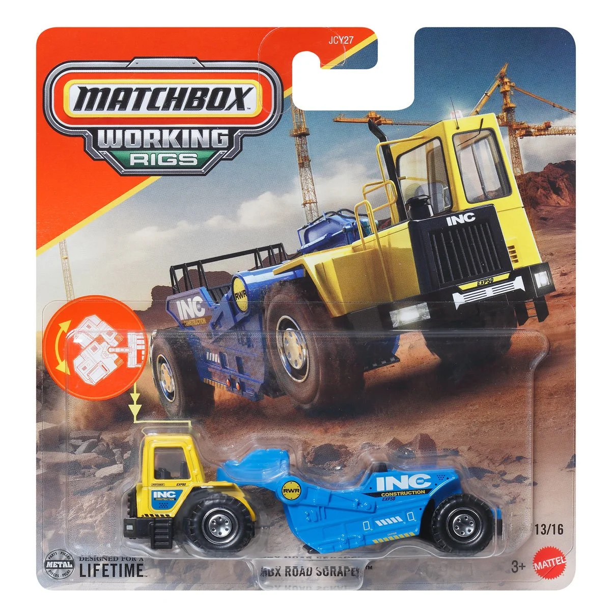 MBX Road Scrapper Working Rigs Matchbox