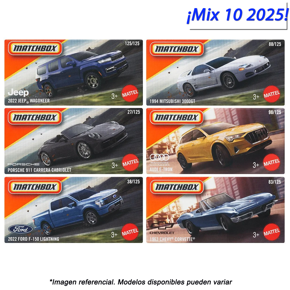 Vehículo Power Grabs 2025 Matchbox 1:64