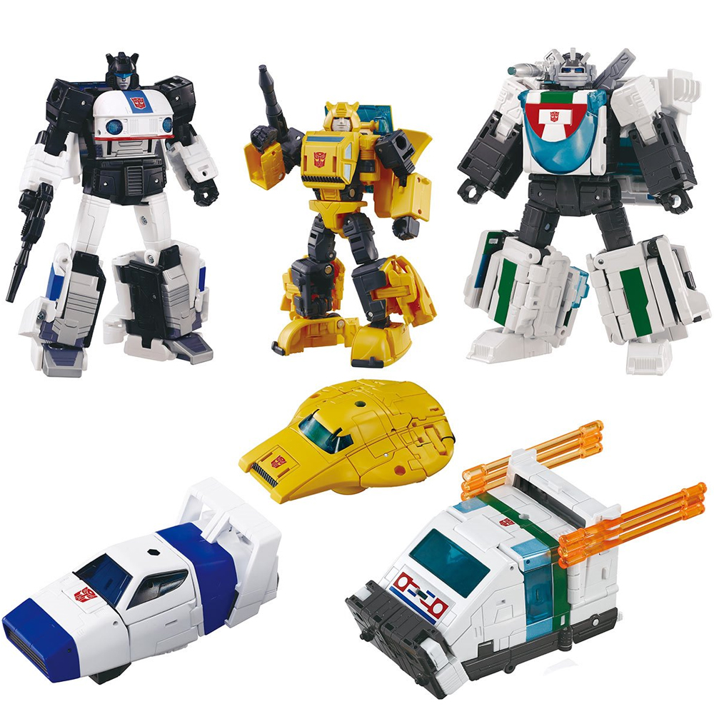 Cybertron Chase: Jazz, Wheeljack, Bumblebee Dramatic Capture Series Transformers
