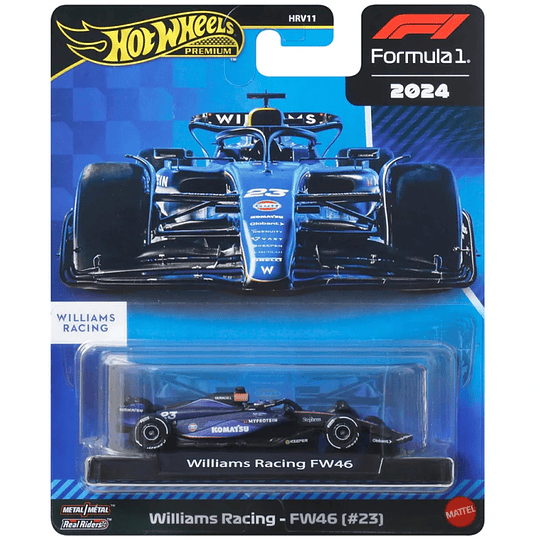 Williams Racing - FW46 (#23) Formula 1 Hot Wheels Premium 1:64