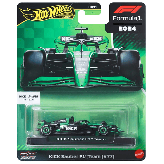 KICK Sauber F1 Team (#77) Formula 1 Hot Wheels Premium 1:64