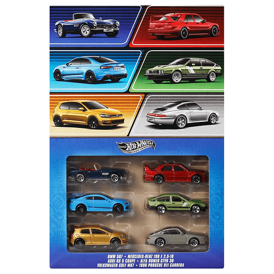 European Themed Multi-Pack 2025 Silver Series Hot Wheels