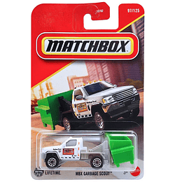 MBX Garbage Scout Vehículo Matchbox Básico Car Collection 1:64