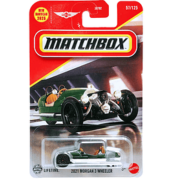 2021 Morgan 3 Wheeler Vehículo Matchbox Básico Car Collection 1:64