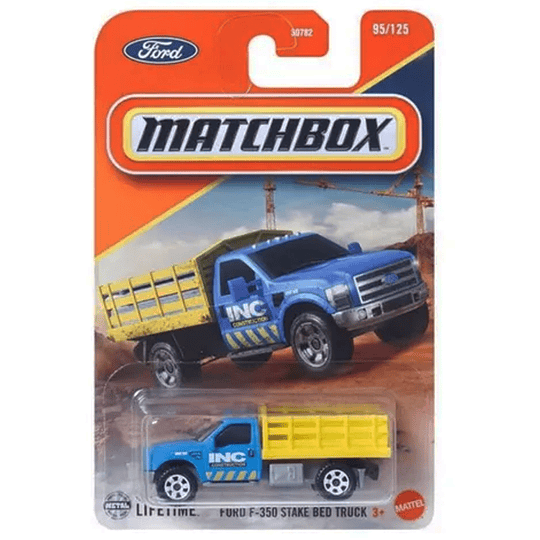 Ford F-350 Stake Bed Truck Vehículo Matchbox Básico Car Collection 1:64