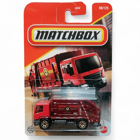 Garbage King Vehículo Matchbox Básico Car Collection 1:64