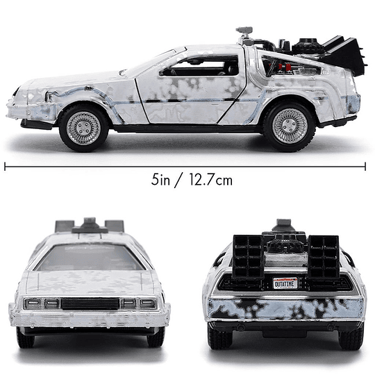 Delorean Time Machine 40th Anniversary BTTF1 Volver al Futuro Die-Cast 1:32