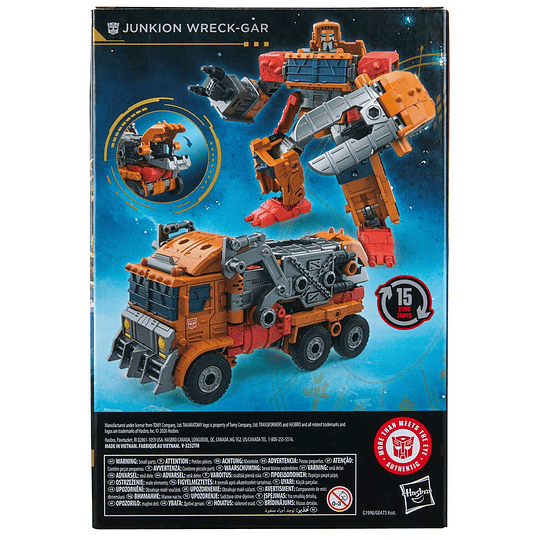 Junkion Wreck-Gar [Animated] Voyager Class Age of the Primes Transformers