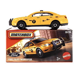Ford Police Interceptor [Taxi] Power Grabs Matchbox 1:64