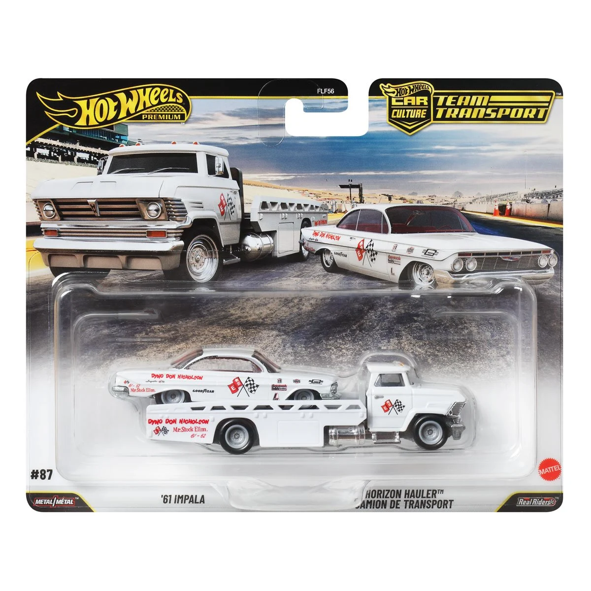 Hot Wheels Premium '61 Impala Horizon Hauler Team Transport