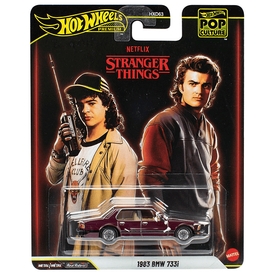 1983 BMW 733i Stranger Things Pop Culture Hot Wheels Premium 1:64